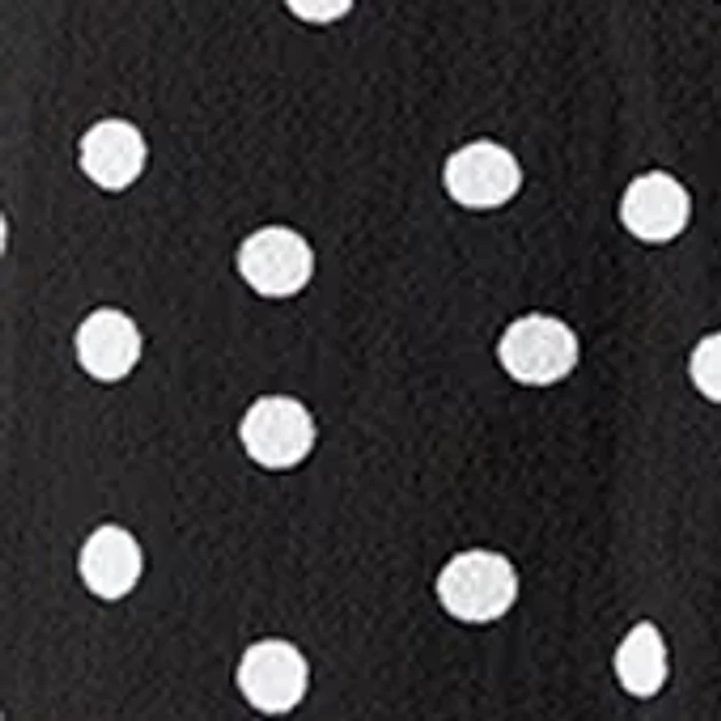 Women's 3/4 Sleeve Printed Split Neck Blouse with Button Front