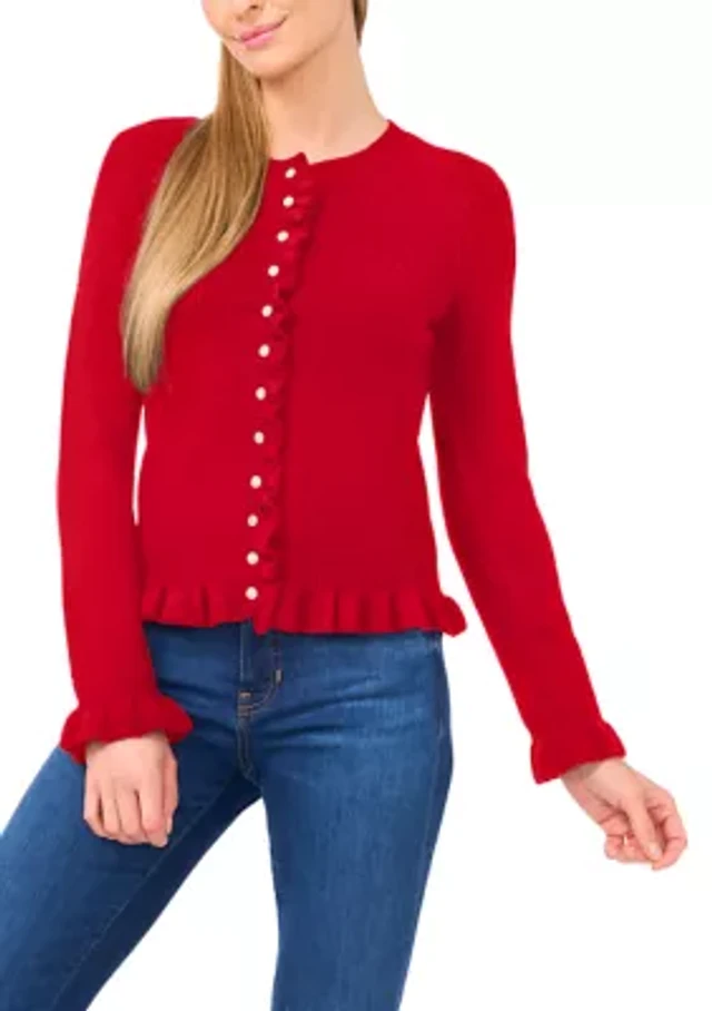 long-sleeve belted cardigan sweater midi dress Long Sleeve Belted Midi Knit Sweater Dress