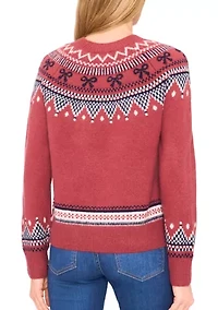 Women's Fair Isles Crew Neck Sweater