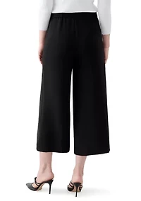 Women's Woven Linen Tie Waist Pants