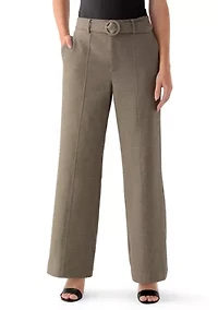 Women's Wide Leg Menswear Pants