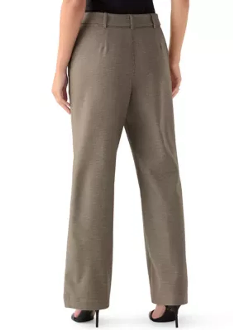 Women's Wide Leg Menswear Pants