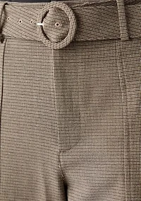 Women's Wide Leg Menswear Pants