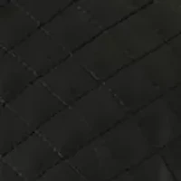 Women's Button Front Quilted Vegan Leather Jacket