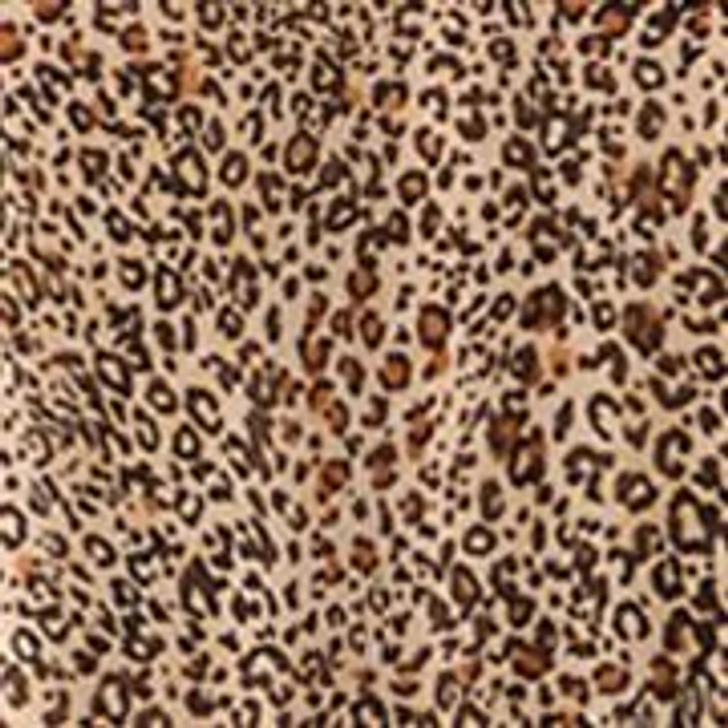 Women's 3/4 Sleeve Animal Print Dune Tiered Babydoll Dress