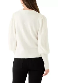 Women's Crew Neck Bow Sweater