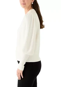 Women's Crew Neck Bow Sweater