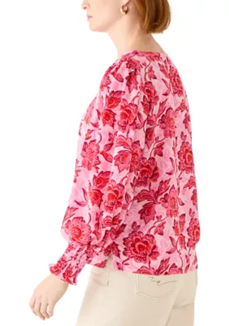 Women's Floral Print Blouse