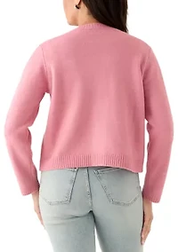 Women's Long Sleeve Floral Spaghetti Cardigan