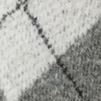 Women's Long Sleeve Argyle Cardigan