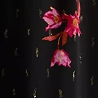 Women's Flutter Sleeve Floral Midi Dress