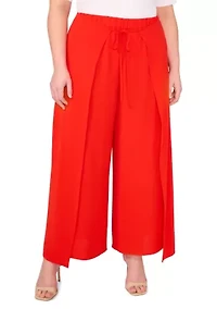 Plus Overlap Self Tie Pants