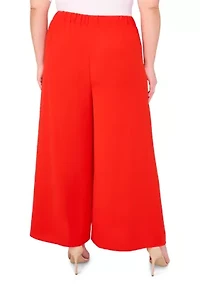 Plus Overlap Self Tie Pants