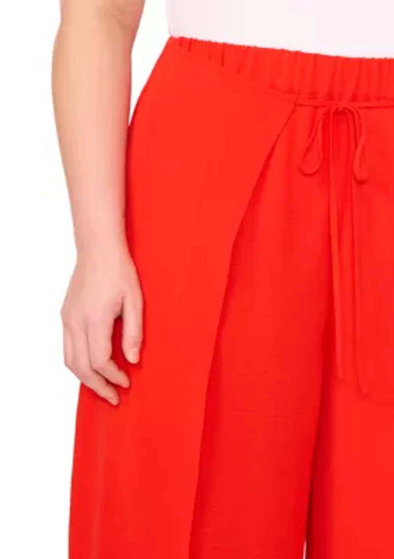 Plus Overlap Self Tie Pants