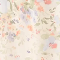 Plus Flutter Sleeve Floral Midi Dress