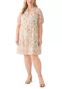 Plus Tiered Ruffle Dress