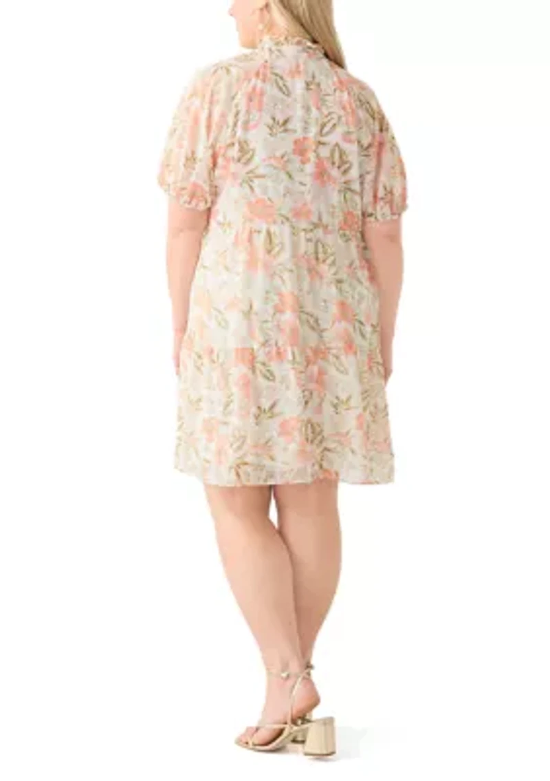 Plus Tiered Ruffle Dress