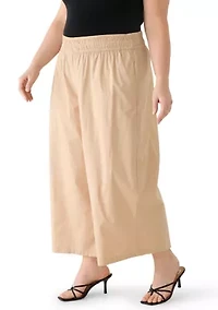 Plus Wide Leg Pants