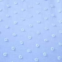 Plus Clip Dot Babydoll Dress