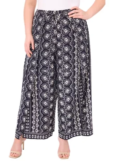 Plus Overlap Slap Tie Pants