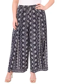 Plus Overlap Slap Tie Pants