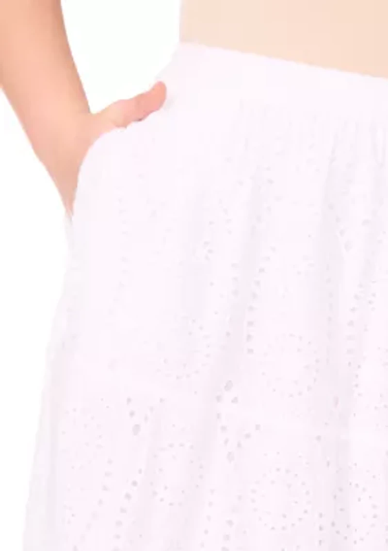 Plus Tiered Midi Skirt