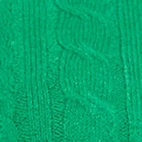 Plus Crew Neck Cable Knit Sweater