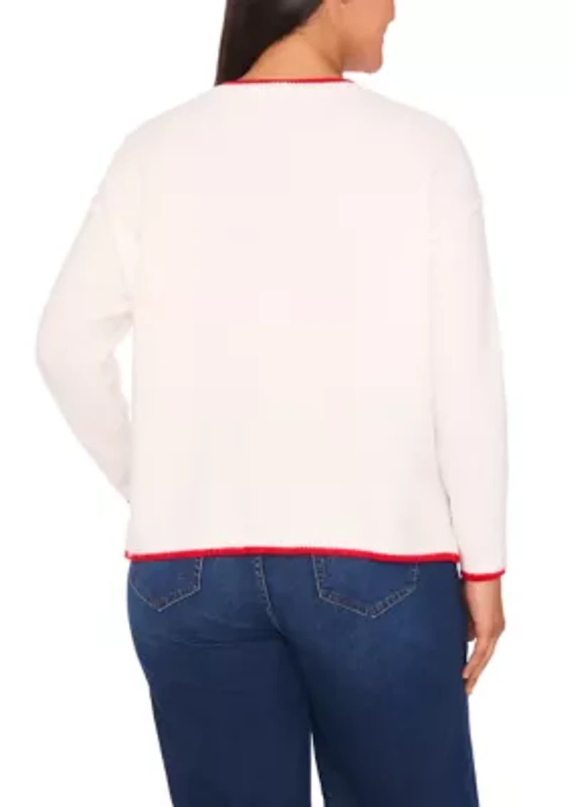 Plus Crew Neck Sweater