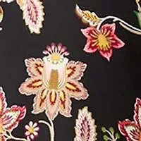 Plus 3/4 Split Neck Satin Rich Black Mini Dress