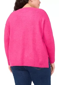 Plus Love Beaded Sweater