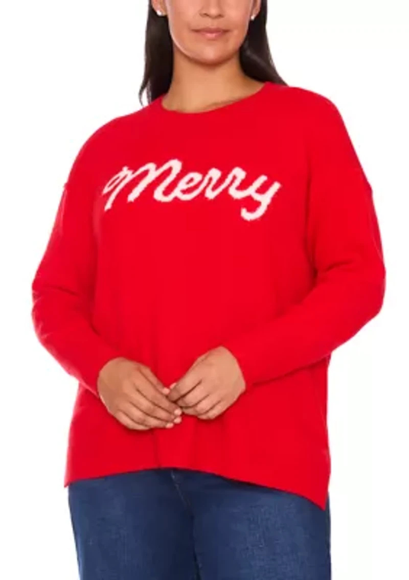 Plus Crew Neck Sweater