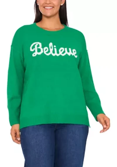 Plus Crew Neck Sweater