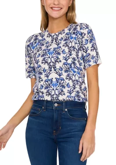 Petite Floral Sweater