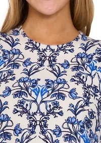 Petite Floral Sweater