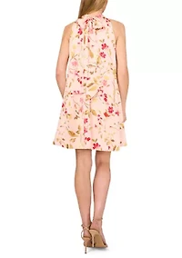 Petite Halter Neck A-Line Dress