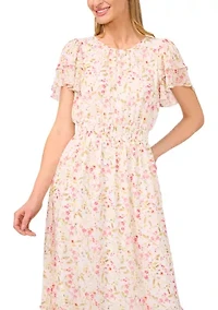 Petite Short Sleeve Maxi Dress