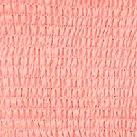 Petite Smocked Bodice Ruffle Off the Shoulder Midi Dress