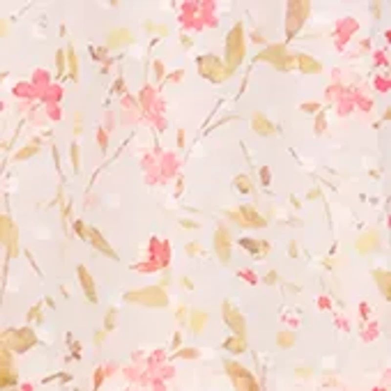 Petite Short Sleeve Printed Dress