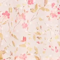 Petite Short Sleeve Printed Dress