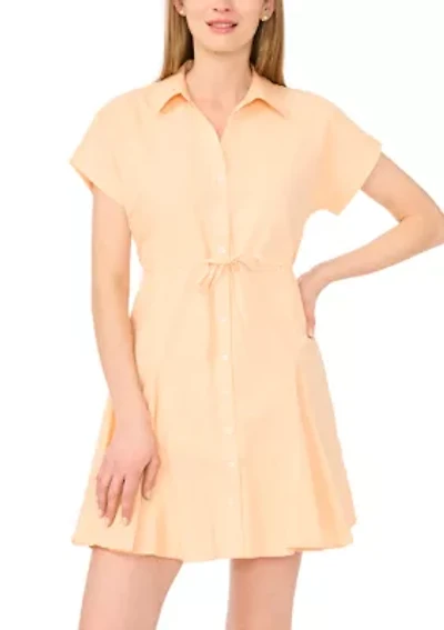 Petite Dolman Sleeve Mini Shirtdress