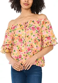 Petite Off the Shoulder Top