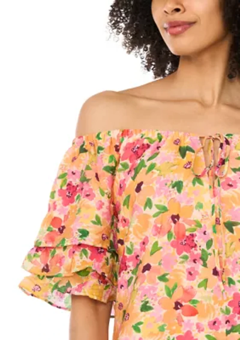 Petite Off the Shoulder Top