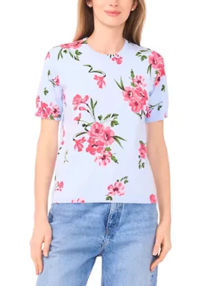 Petite Floral Sweater
