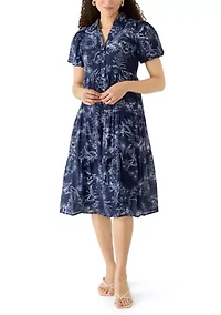 Women's Tiered Maxi Shirtdress