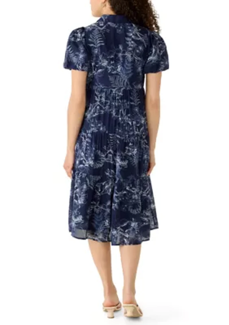 Women's Tiered Maxi Shirtdress