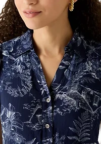 Women's Tiered Maxi Shirtdress