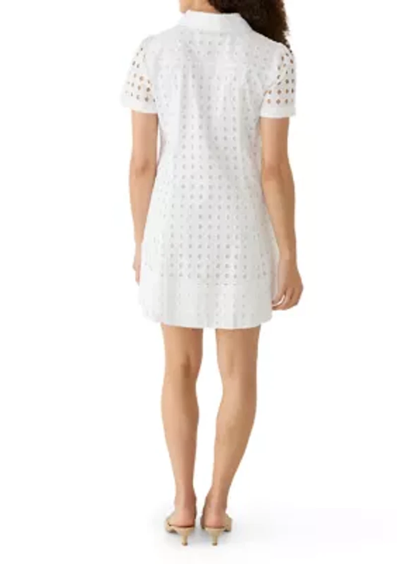 Petite Collared Button Down Dress