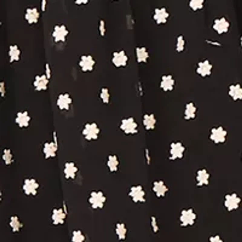 Petite Split Neck Flutter Sleeve Dress