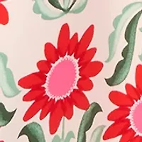 Petite Retro Floral Printed Dress