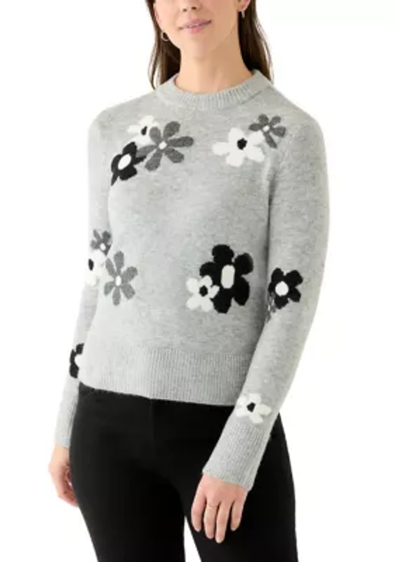 Petite Floral Sweater